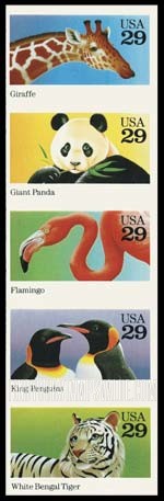 FindYourStampsValue: WILD ANIMALS, Booklet Stamps