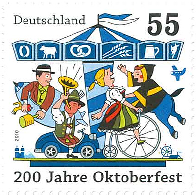 200 Years of Oktoberfest - Stamp by Germany