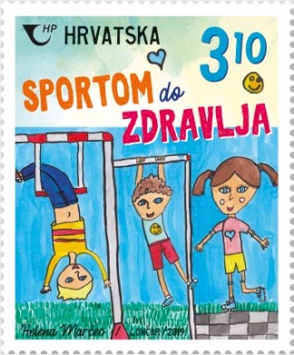 Health through sport – a special stamp issued by Croatia Post
