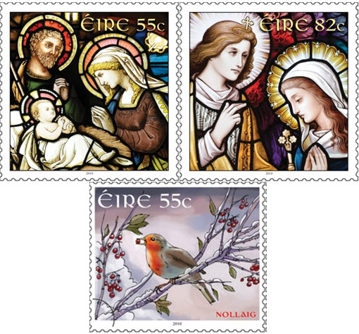 New Christmas Stamps by Ireland