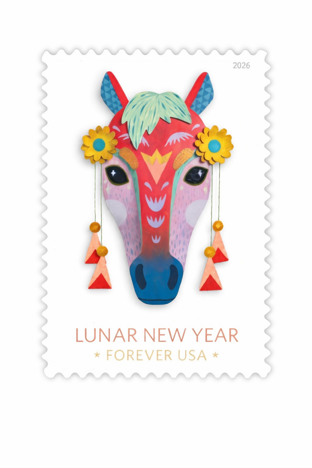 Seventh Animal in USPS Zodiac Stamp Series: The Horse Takes the Stage