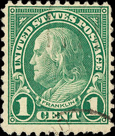 Schuyler J. Rumsey sells 1923 1¢ green rotary sheet waste for $160,000!
