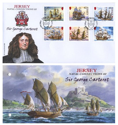 Jersey Naval Connections III - Sir George Carteret