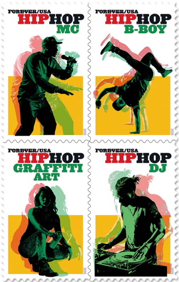 Hip hop is a theme of four new stamps by USPS!