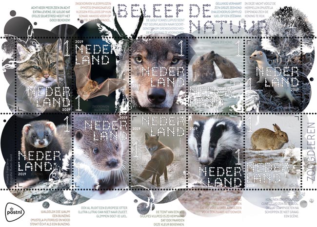 “Experiencing nature” – ten new stamps issued by PostNL