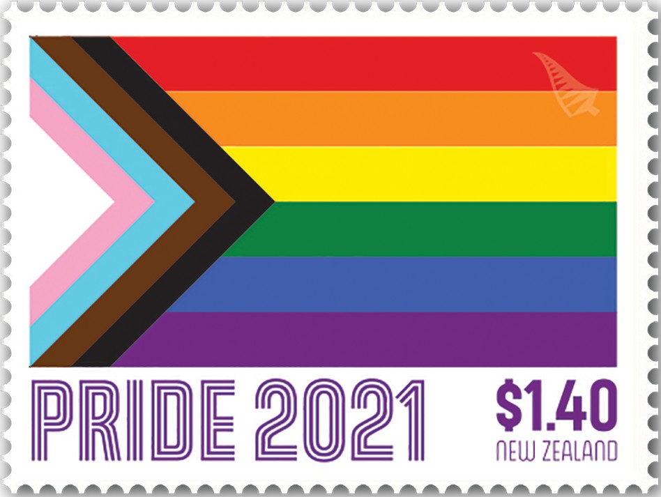 New Zealand Post issued a special Rainbow Pride stamp!