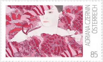 Austria Post honors Adriana Czernin with an artistic stamp!