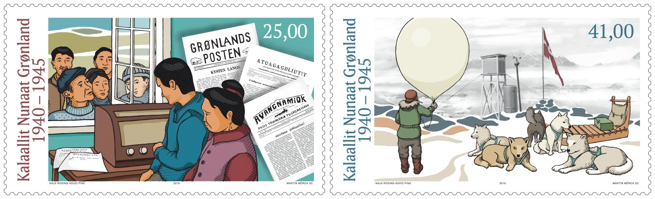 Greenland during WWII – two new stamps released by Greenland Post