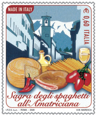 New spaghetti postage stamp