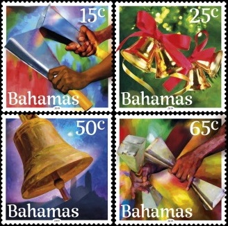 Christmas Bells 2019 – four great stamps released by Bahamas Post!