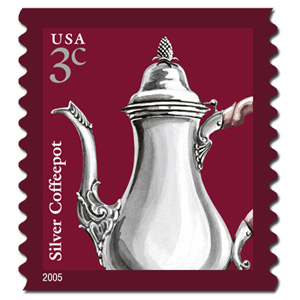 New U.S. Silver Coffeepot stamp is collectors' cup of tea