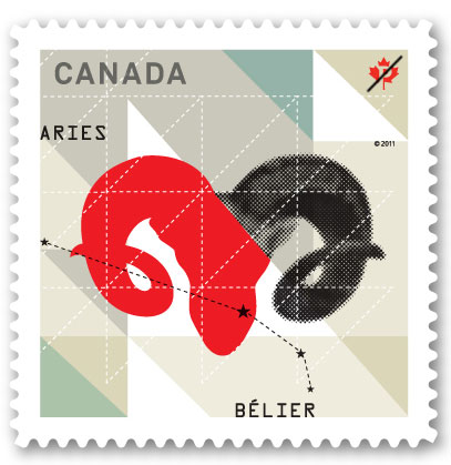 New Zodiac Postage Stamp by Canada Post