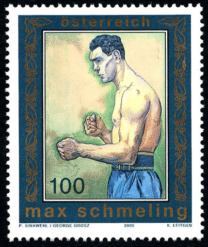 Austria: Max Schmeling postage stamp