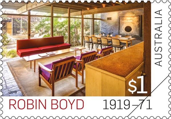 Recognising the legacy of Robin Boyd – a special stamp issued by Australia Post