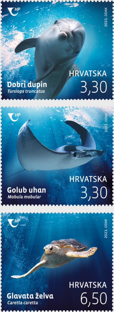 Croatian fauna – three beautiful stamps released!