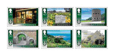 National Trust of Guernsey Stamps