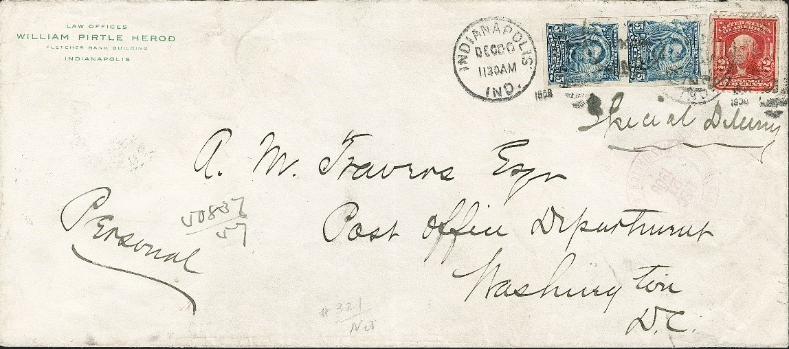 Siegel sold 5c Blue vertical pair on cover for $110,000!