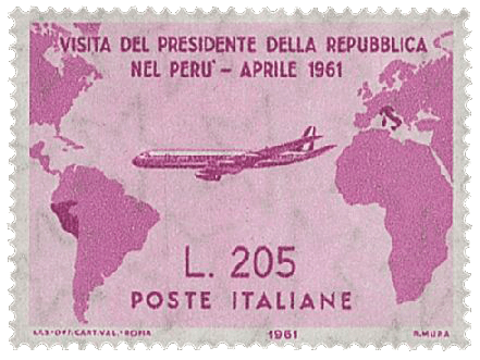 Gronchi Rosa, 1961 stamp