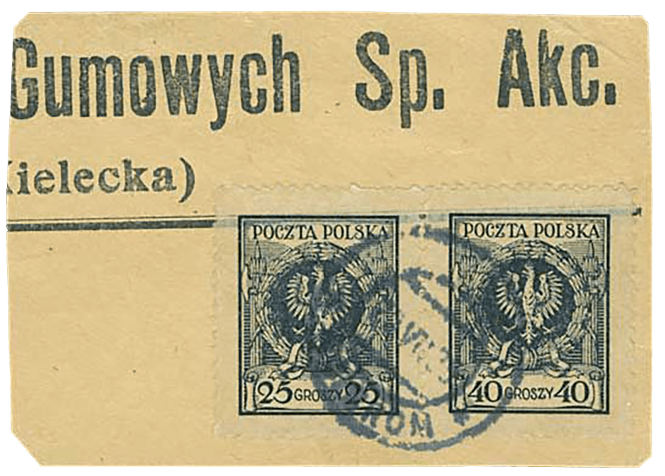 25gr error stamp, 1924