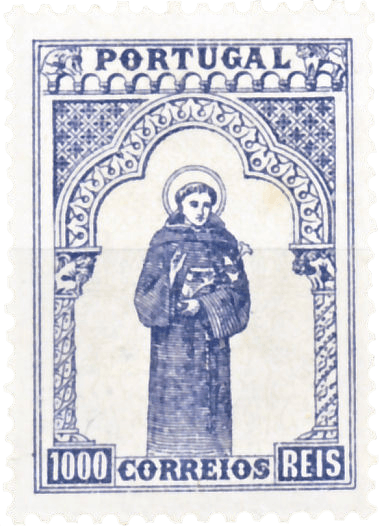 St. Anthony 1000r stamp, 1895