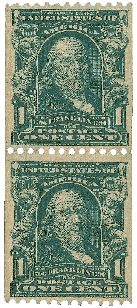 BENJAMIN FRANKLIN, el sello raro de 1908