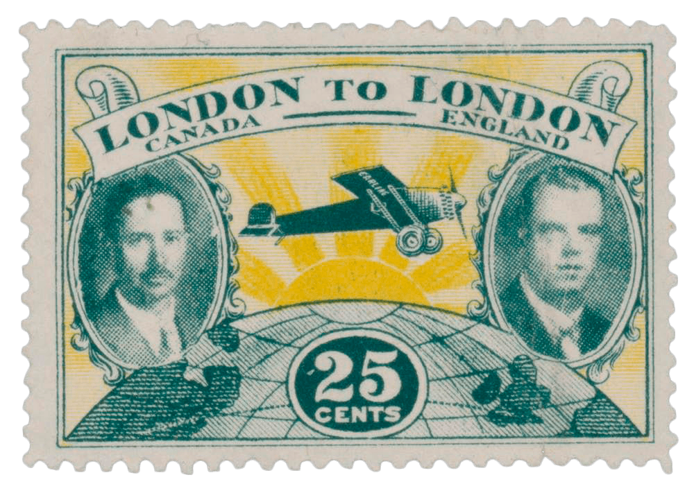 London to London Flight stamp, 1927