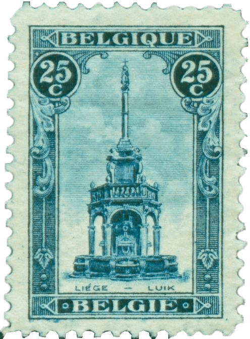 Perron of Liege stamp, 1919