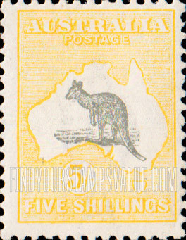 FindYourStampsValue: Kangaroo and Map