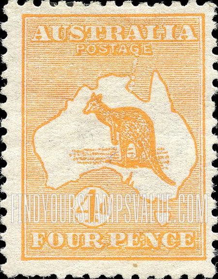 FindYourStampsValue: Kangaroo and Map