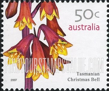 FindYourStampsValue: Flowers: Tasmanian Christmas bell