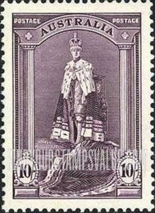 FindYourStampsValue: Queen Elizabeth and King George VI in Coronation Robes
