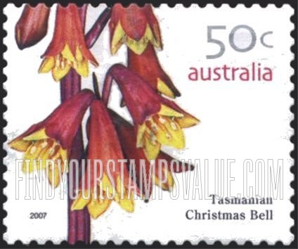 FindYourStampsValue: Flowers: Tasmanian Christmas bell