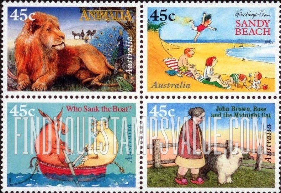 FindYourStampsValue: Children’s Book Council, 50th Anniversary