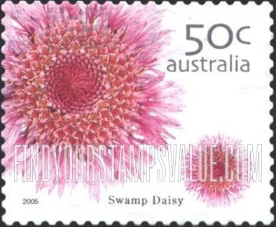 FindYourStampsValue: Wild Flowers: Swamp daisy