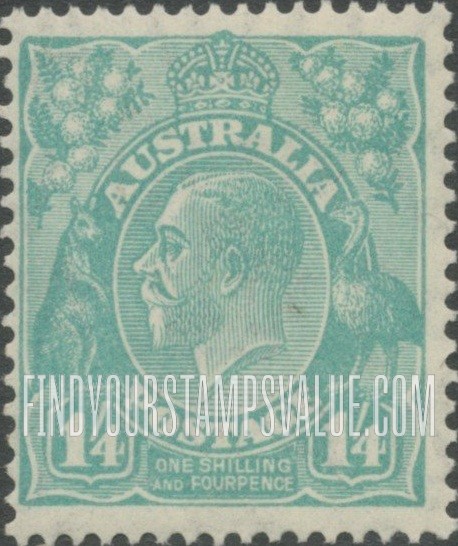 FindYourStampsValue: King George V: Types of 1913-1923 Issues