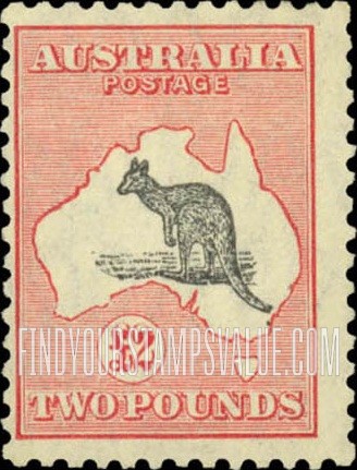 FindYourStampsValue: Kangaroo and Map