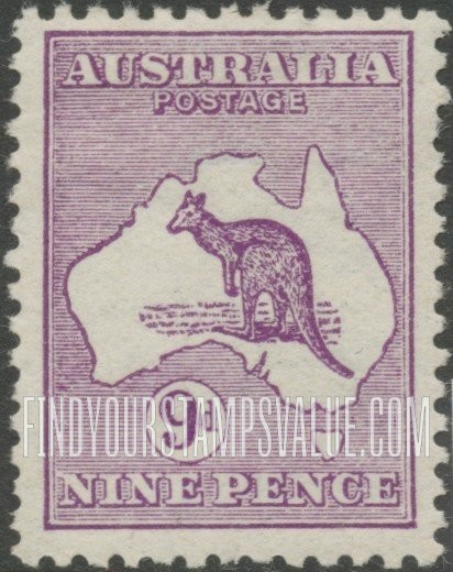 FindYourStampsValue: Kangaroo and Map