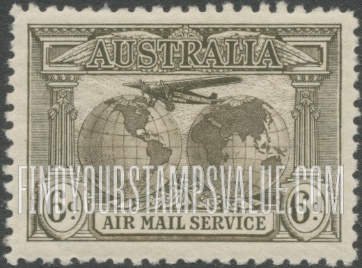 FindYourStampsValue: AIR POST - “Southern Cross” over Hemispheres