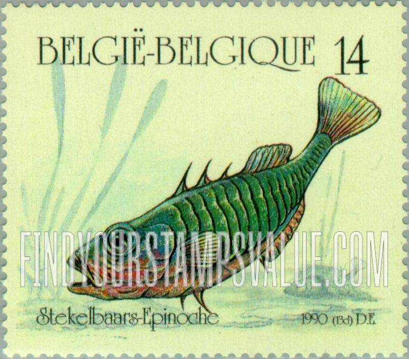 FindYourStampsValue: Fish: Stickleback (Epinoche)