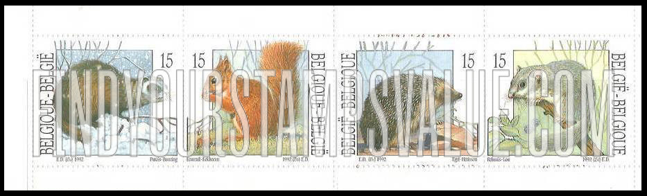 Animals: Polecat, Squirrel, Hedgehog, Dormouse