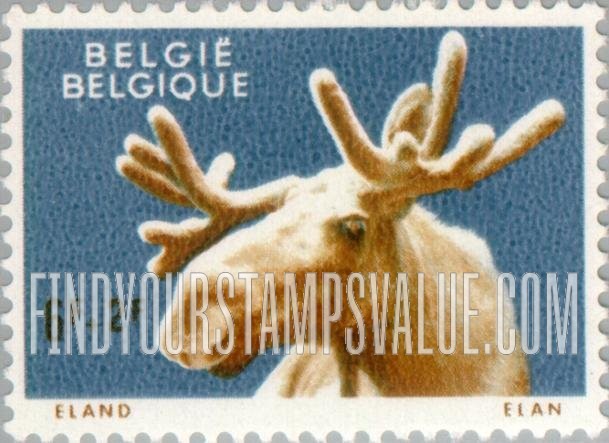 Semi-Postal, Animals: European elk