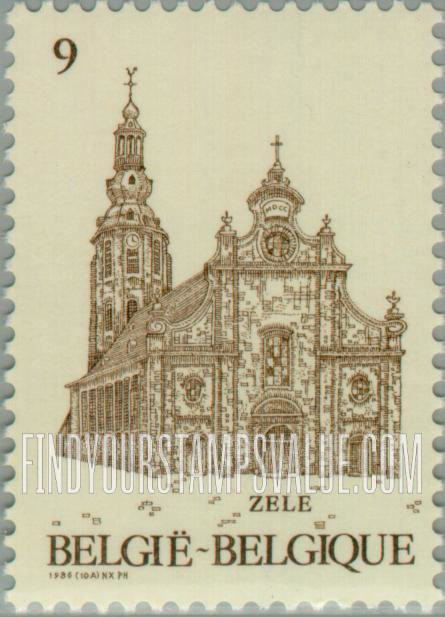 FindYourStampsValue: St. Ludger’s Church, Zele
