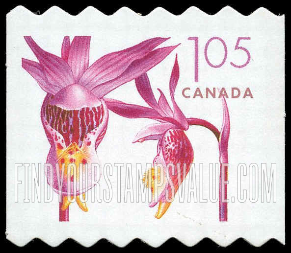 FindYourStampsValue: Flowers: Pink fairy slipper