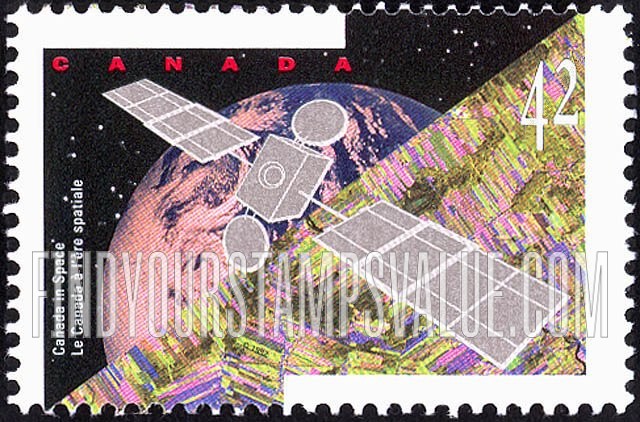 FindYourStampsValue: Canada in Space: Anik E2 satellite