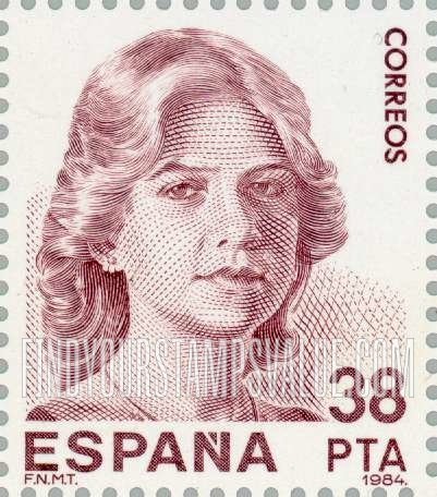 FindYourStampsValue: Espana ’84 (Spanish Royal Family): Cristina de Borbon