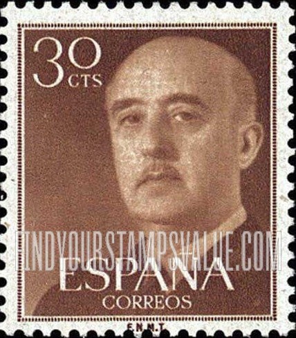 FindYourStampsValue: Gen. Franco