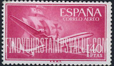 FindYourStampsValue: Air Post: Plane and Caravel