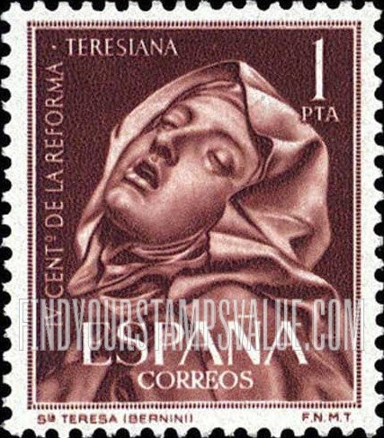 FindYourStampsValue: St. Theresa by Bernini