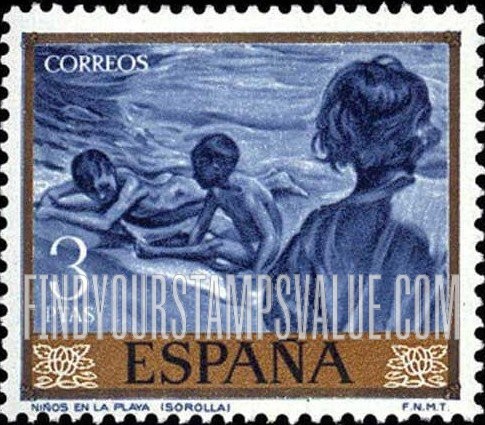 Sorolla Paintings: Children at the Beach