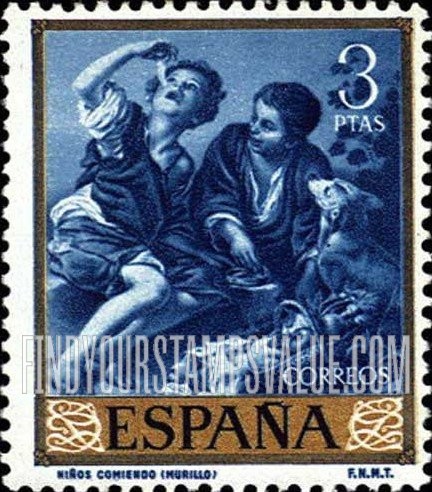 Murillo Paintings: Children Eating